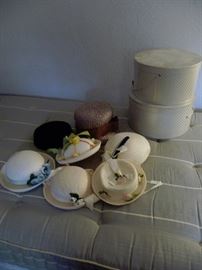  lots of vintage childs hats