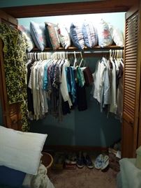 clothes and  lots of vintage aprons