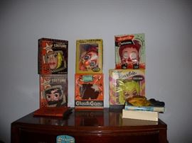Vintage Halloween masks 