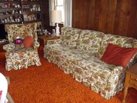 matching sofa and  chair