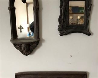 Plaques, Wood Carvings, Mirrors