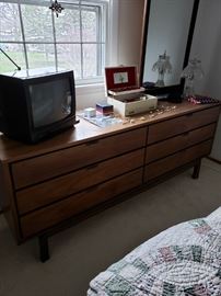 Mid century dresser with mirror