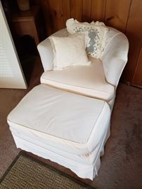 Occasional chair with slip cover