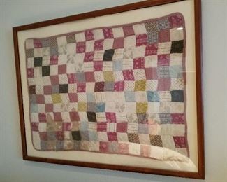 Framed child's quilt
