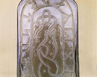 Norway gray art glass vase.