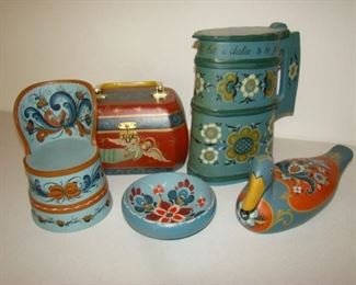 Rosemaling items