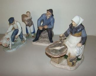 Royal Copenhagen porcelain figures