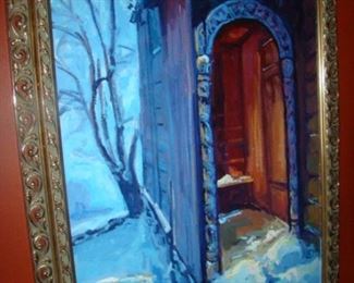 Sigmund Arseth, Blue Doorway, o/c, 1995