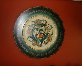 Rosemaling platter