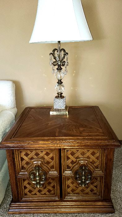 Console end table