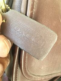 Coach leather purse