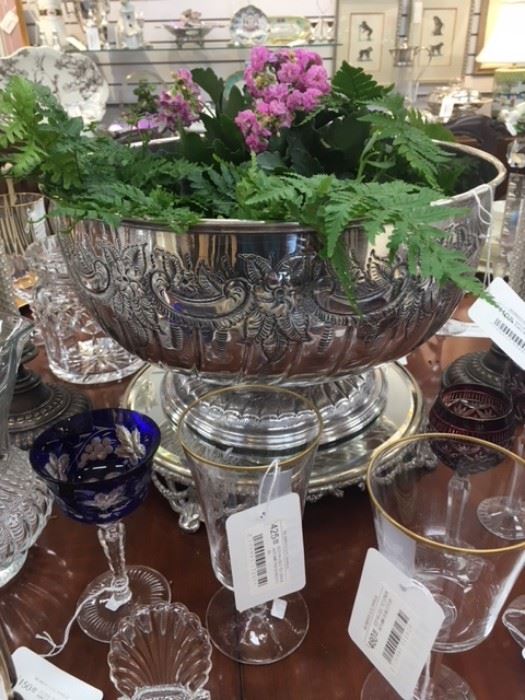 Silver Punch Bowl 