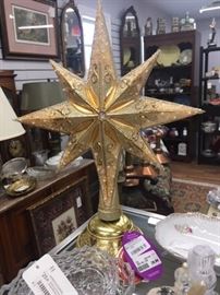 Christopher Radko Tree Topper or table stand 