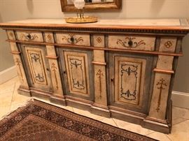 Turazza Italian painted sideboard