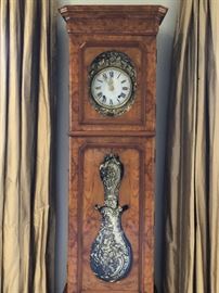 Antique French morbier country clock