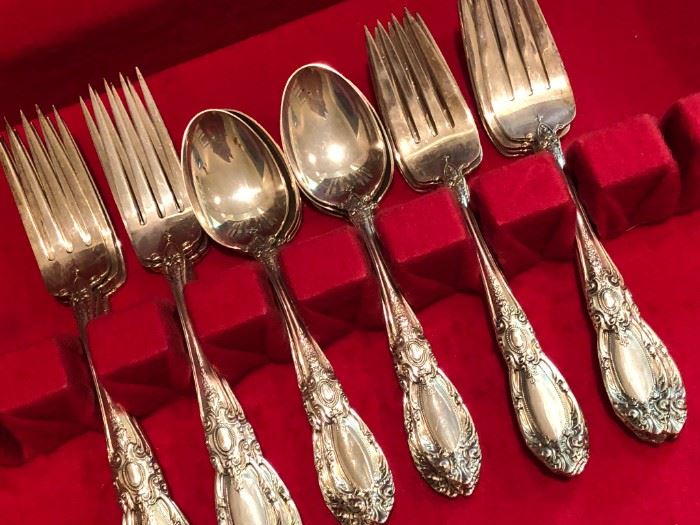 Towle “King Richard” pattern sterling silver flatware