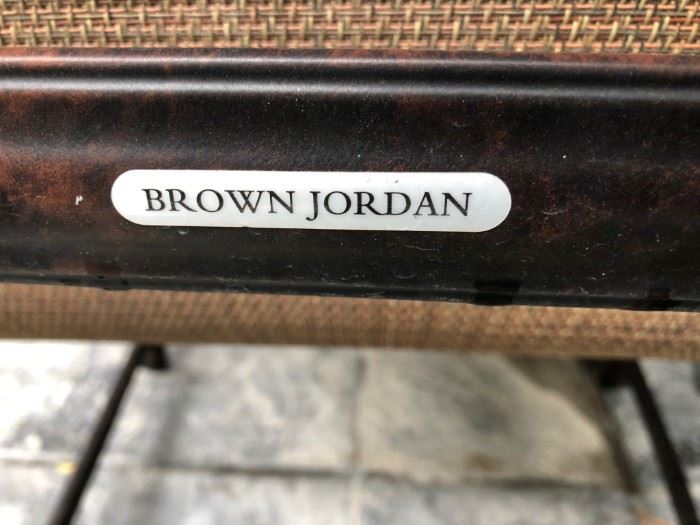 Brown Jordan patio furniture