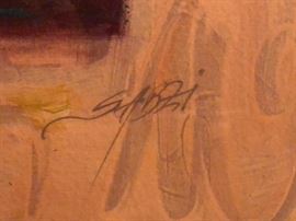 Limited edition Sabzi signed lithograph