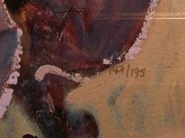 Limited edition Sabzi signed lithograph