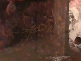 Limited edition Sabzi signed lithograph