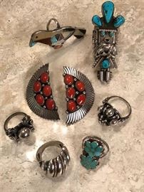 Vintage sterling silver jewelry