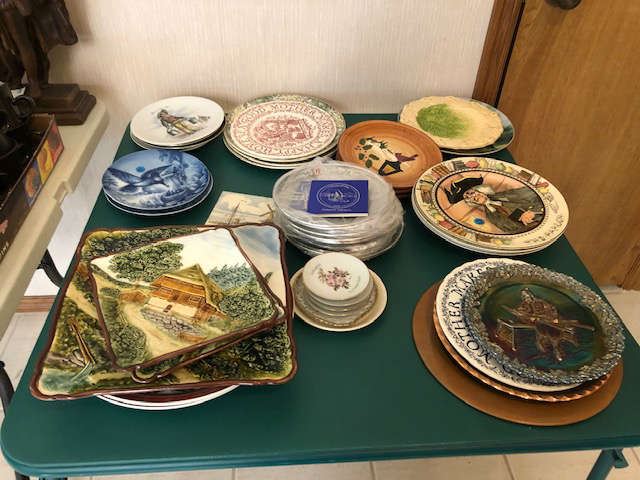 designer and collectible plates