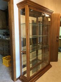 Large lighted curio