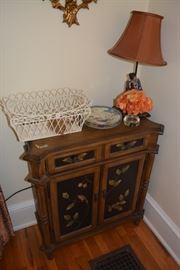 Nice Tuscan painted small buffet 