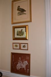 Antique framed prints