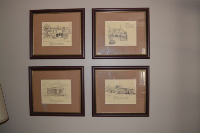 "Old West Lawrence" signed/numbered framed prints 