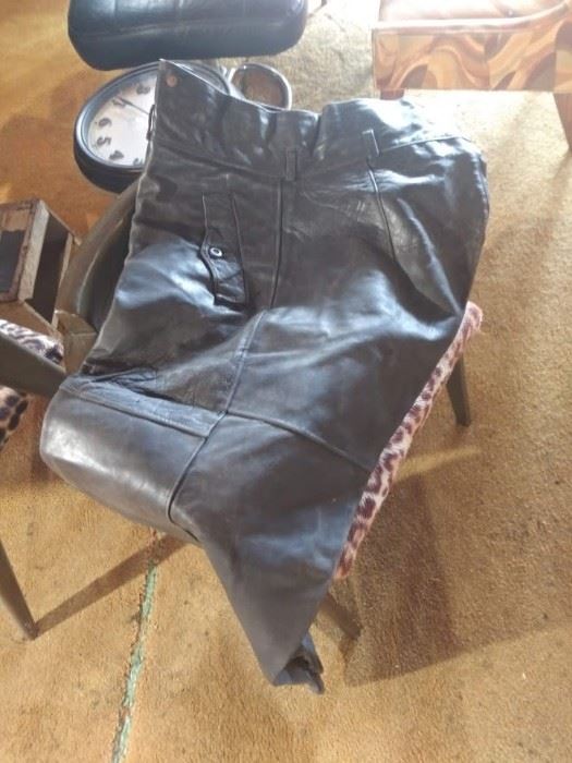 Leather German Pants 