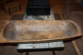 Large authentic antique Dough Bowl