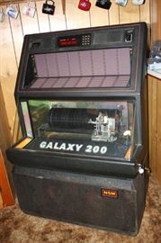 Working Galaxy 200 Juke Box Loaded with 45's Records