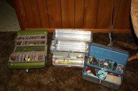 Vintage Tackle Boxes and Lures