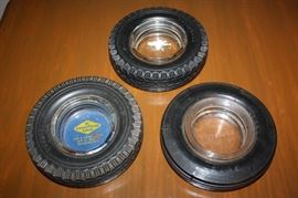 Vintage Tire Ashtrays