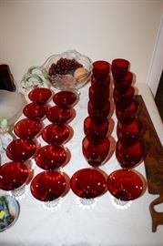 Ruby Red Boopy Glass