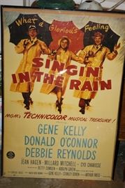 1952 SINGING IN THE RAIN POSTER