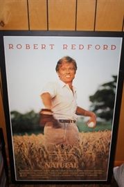 Robert Redford "THE NATURAL" Poster.  1984