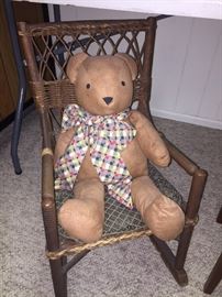 Old youth rocking chair