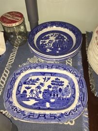 Blue willow china