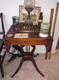 Antique end table