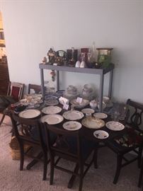 Dining table and chairs