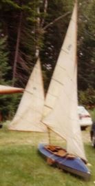 Klepper Style kayak with sails