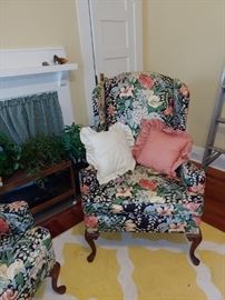 Beautiful pair of Queen Ann chairs