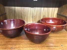 059 Vintage MarCrest Stoneware Bowls