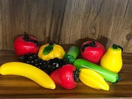 065 Glass Fruit  Vegtables