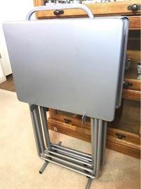 172 Metal Gray Folding Tables  Holder