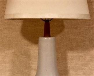Great MCM style pottery lamp