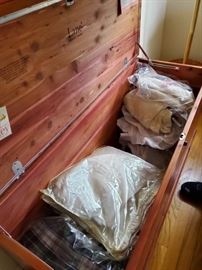 Vintage 1940's simple Lane Cedar Chest 