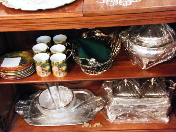 silverplate serving pieces